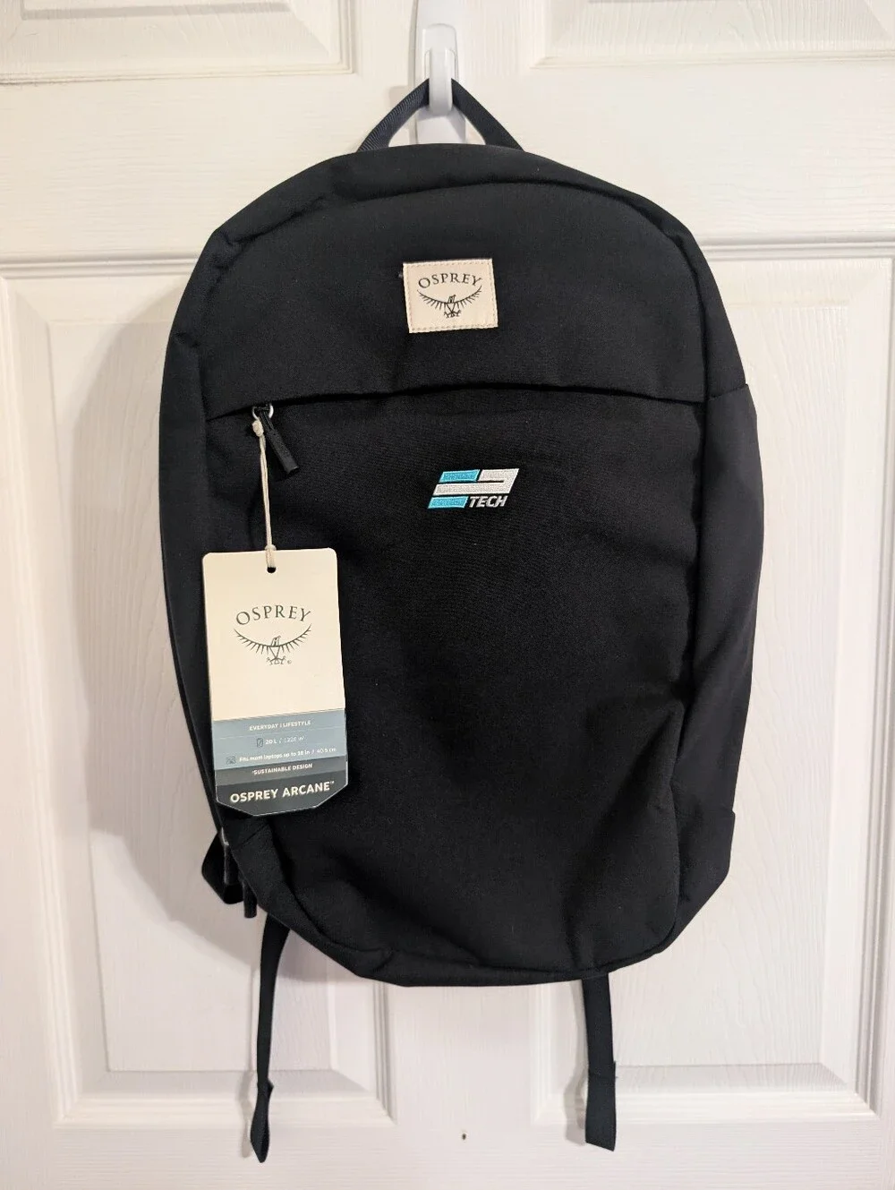 New Osprey Arcane Large Day Backpack Black 20L 1220 cu.in Everyday Lifestyle Bag